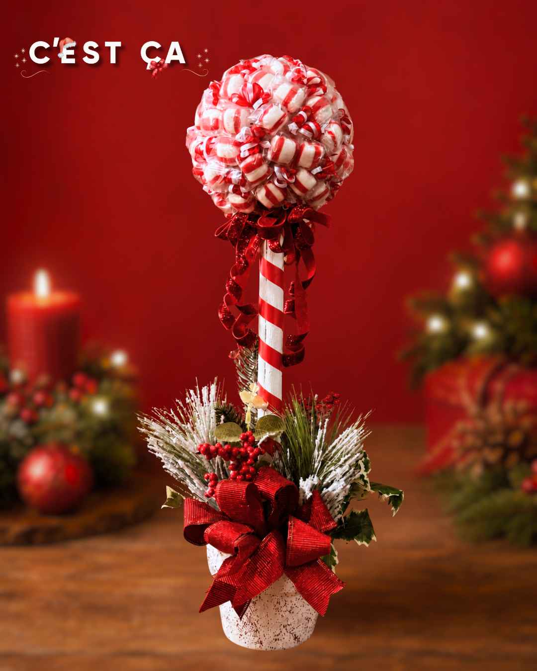 Peppermint Topiary