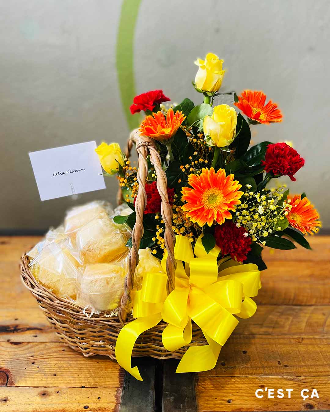 Token - Ensaymada + Flowers + Basket